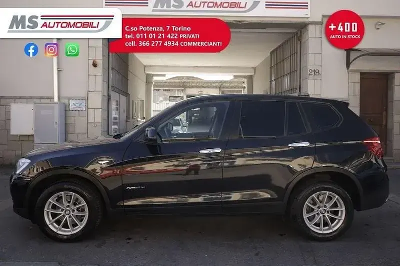 Usata BMW X3 xLine 190 CV (139 kW) 2016 Nero SUV