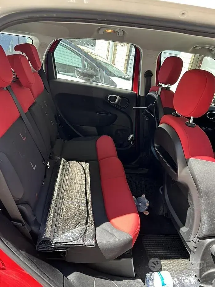 Usata Fiat 500L Living 105 CV (77 kW) 2015 Rosso Monovolume