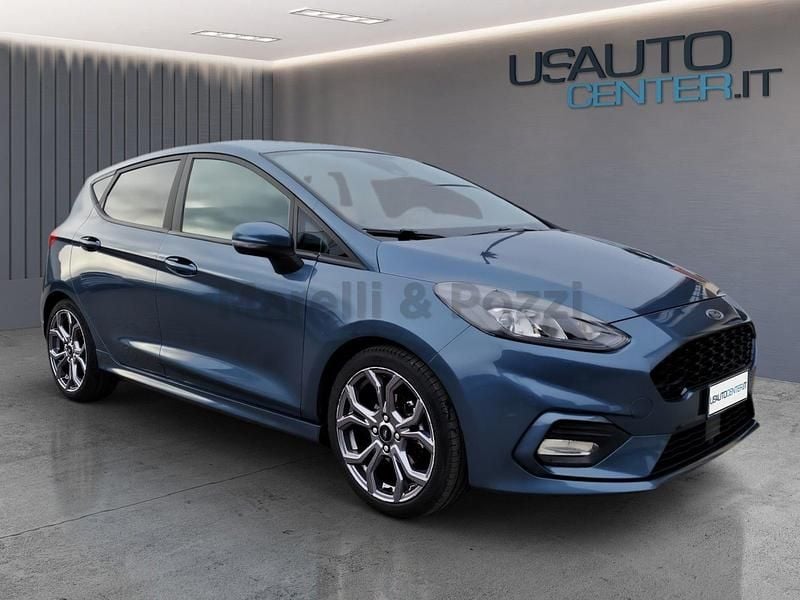 Usata Ford Fiesta ST-Line 125 CV (91 kW) 2021 Blu Utilitaria