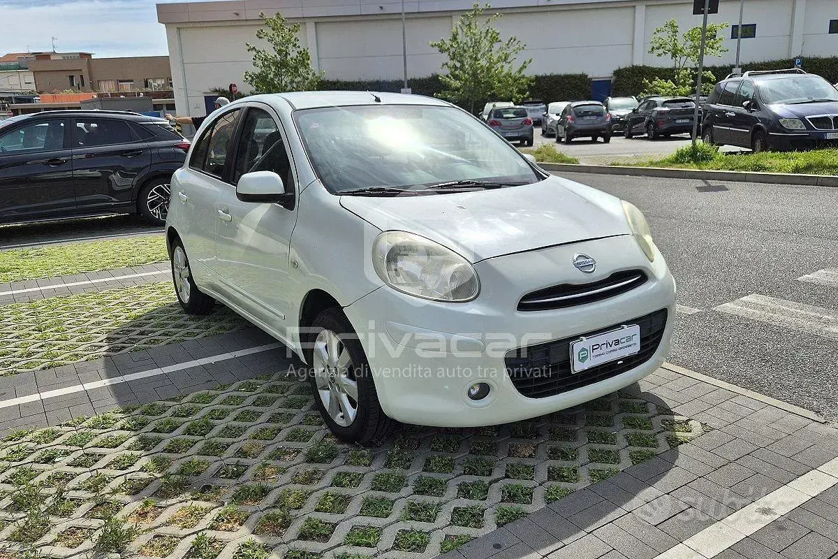 Usata Nissan Micra Tekna 80 CV (58 kW) 2011 Bianco Utilitaria