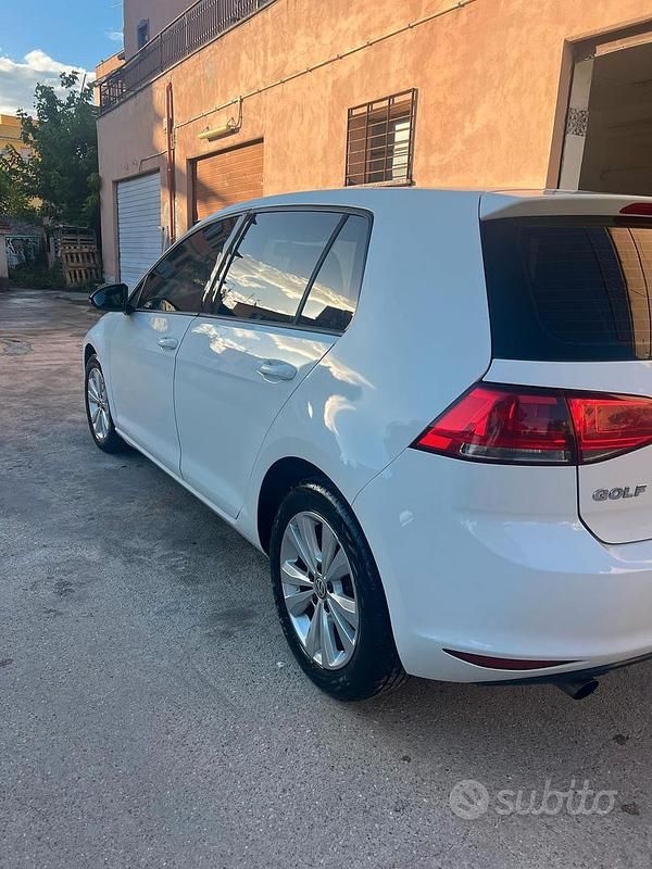 Usata VW Golf VII S 115 CV (84 kW) 2013 Bianco Berlina