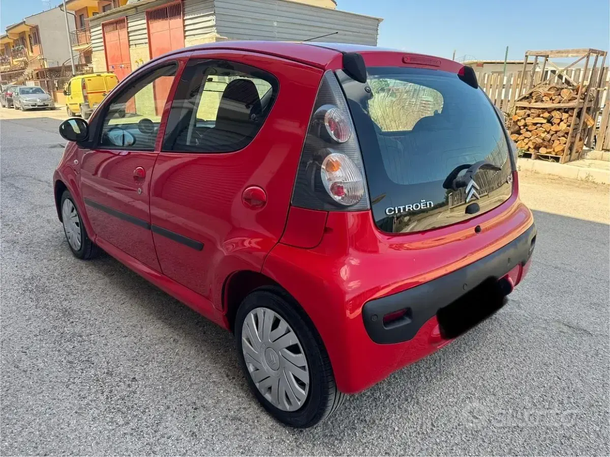 Usata Citroën C1 68 CV (50 kW) 2009 Rosso Utilitaria