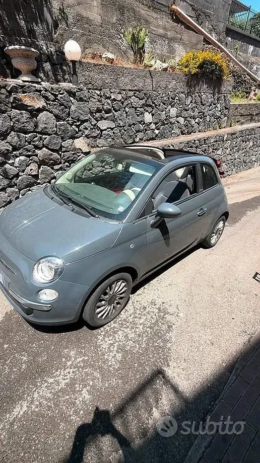 Usata Fiat 500C 95 CV (69 kW) 2015 Grigio Cabrio