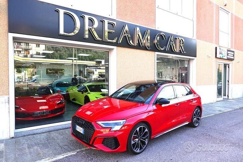 Usata Audi A3 S-Line 190 CV (139 kW) 2023 Rosso Berlina