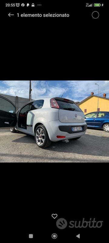 Usata Fiat Punto Evo Sport 95 CV (69 kW) 2010 Grigio Utilitaria