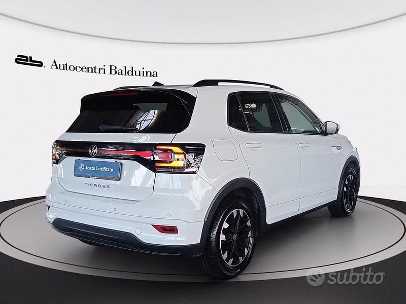 Usata VW T-Cross Sportline 110 CV (80 kW) 2023 Bianco SUV