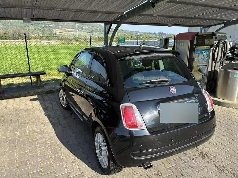 Usata Fiat 500 2009 Nero Cabrio