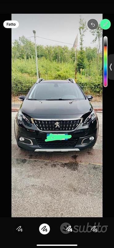 Usata Peugeot 2008 82 CV (60 kW) 2019 Nero SUV