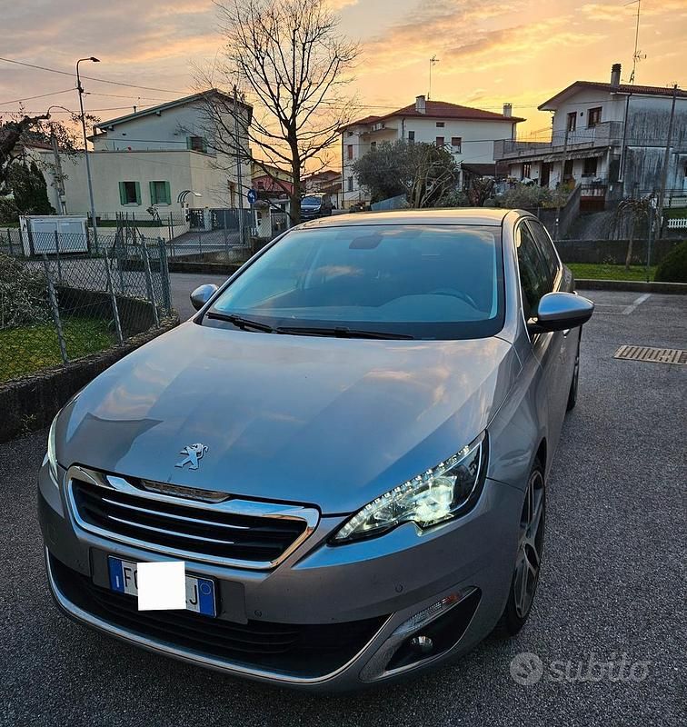 Usata Peugeot 308 Allure 120 CV (88 kW) 2016 Grigio Berlina