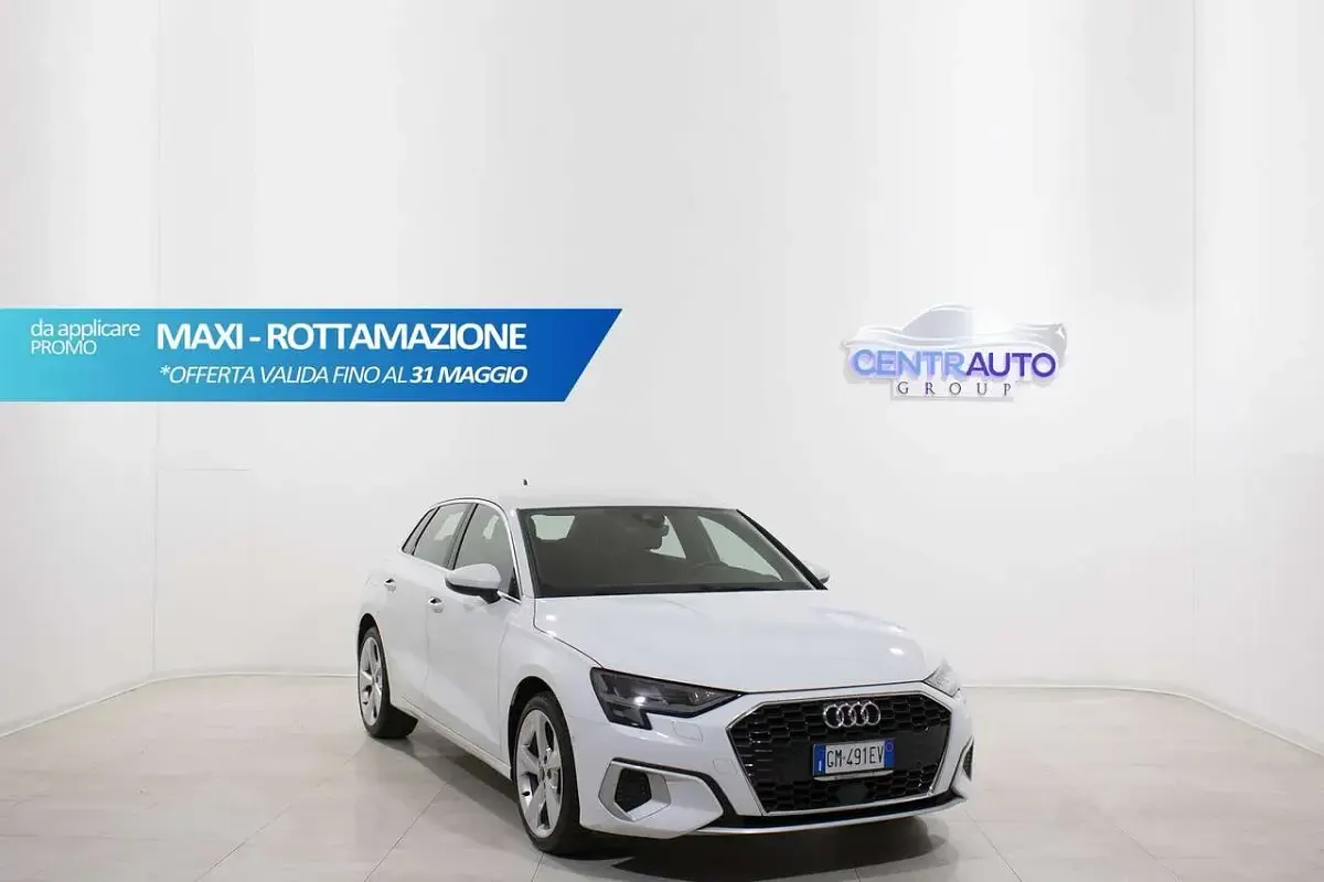 Usata Audi A3 Advanced Plus 116 CV (85 kW) 2022 Bianco Berlina