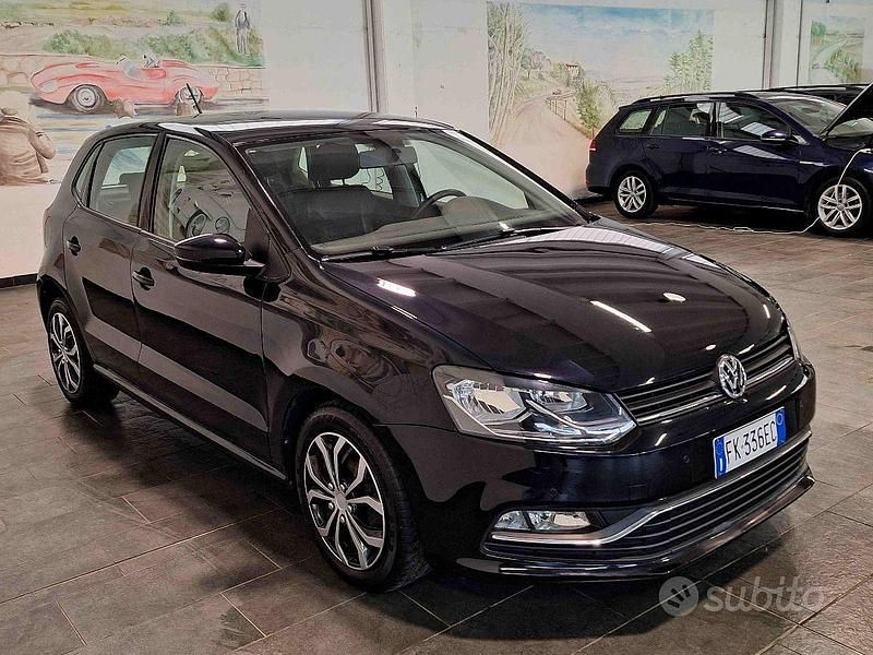 Usata VW Polo Trendline 75 CV (55 kW) 2017 Nero Berlina