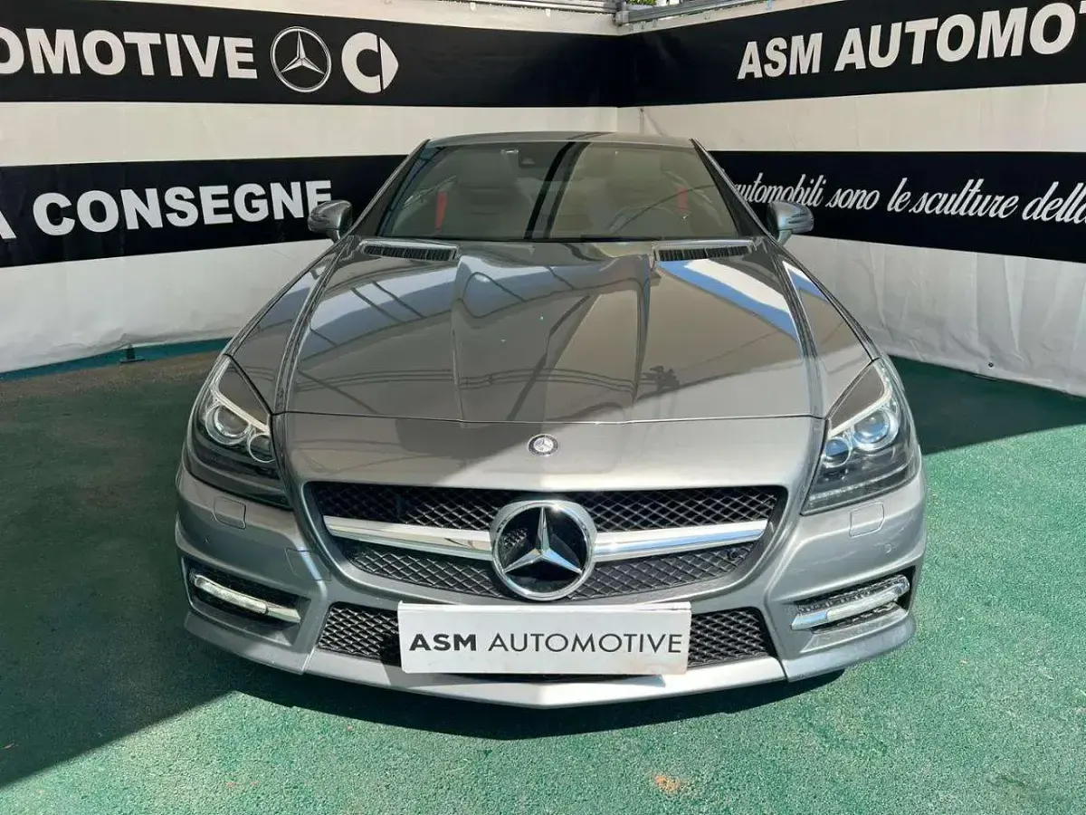 Usata Mercedes SLK200 Premium 184 CV (135 kW) 2013 Argento Cabrio