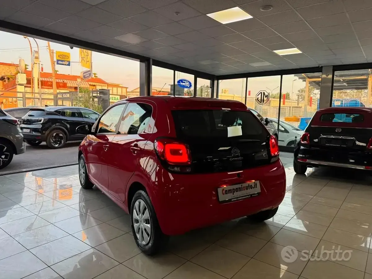 Usata Citroën C1 Feel 72 CV (52 kW) 2021 Rosso Utilitaria