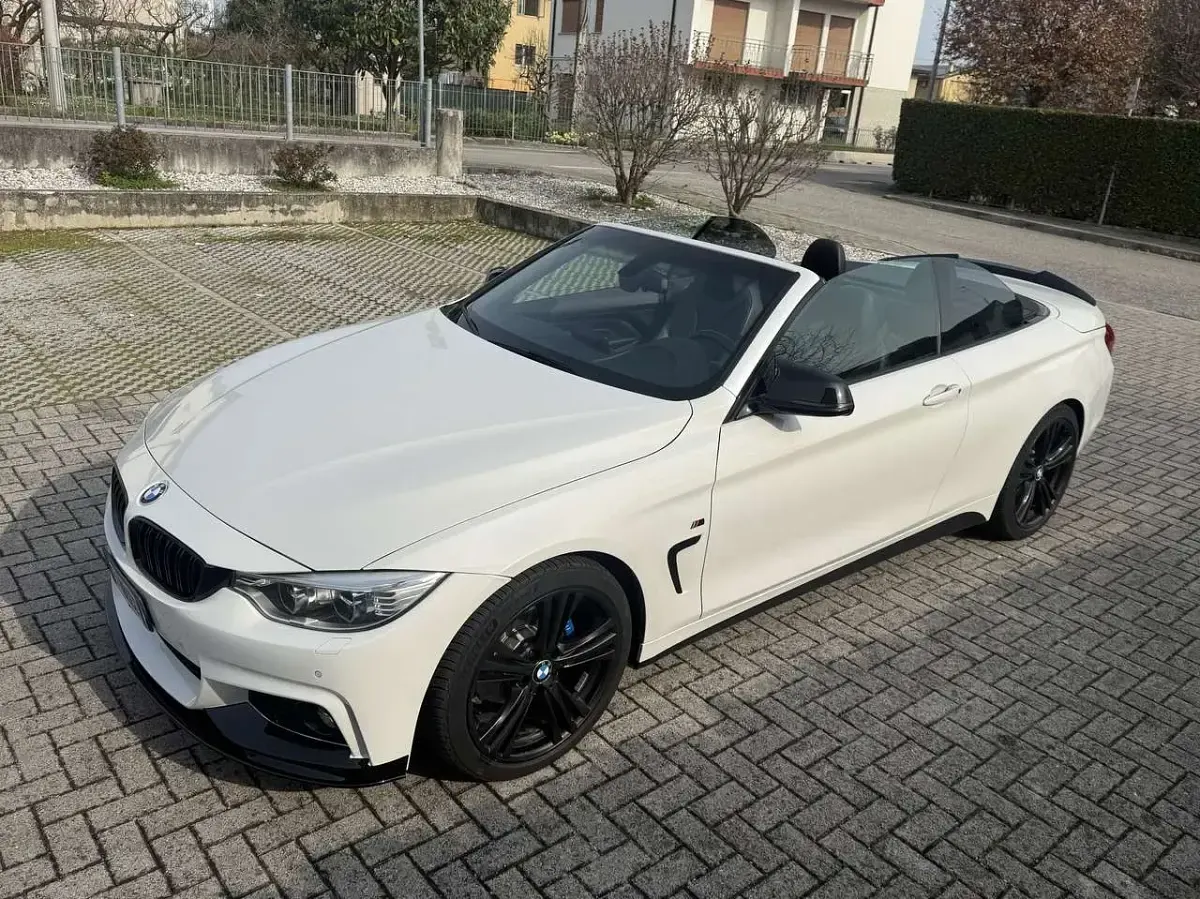 Usata BMW 420 M Sport 184 CV (135 kW) 2014 Bianco Cabrio