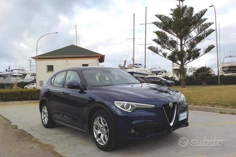 Usata Alfa Romeo Stelvio 190 CV (139 kW) 2020 Blu SUV