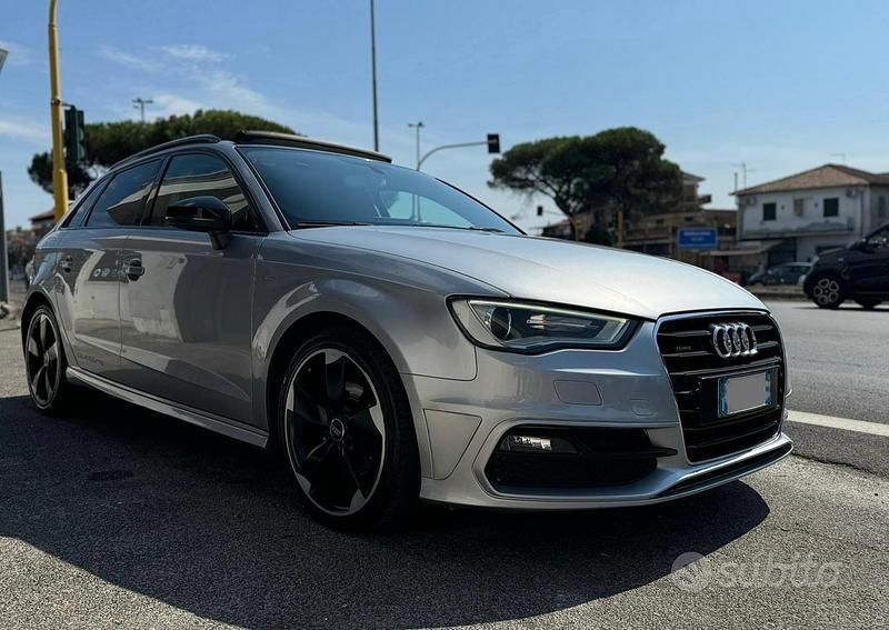 Grigio Usata 2014 Audi A3 S-Line Tre volumi | 13.800 € (Cara) - Immagine 1/4