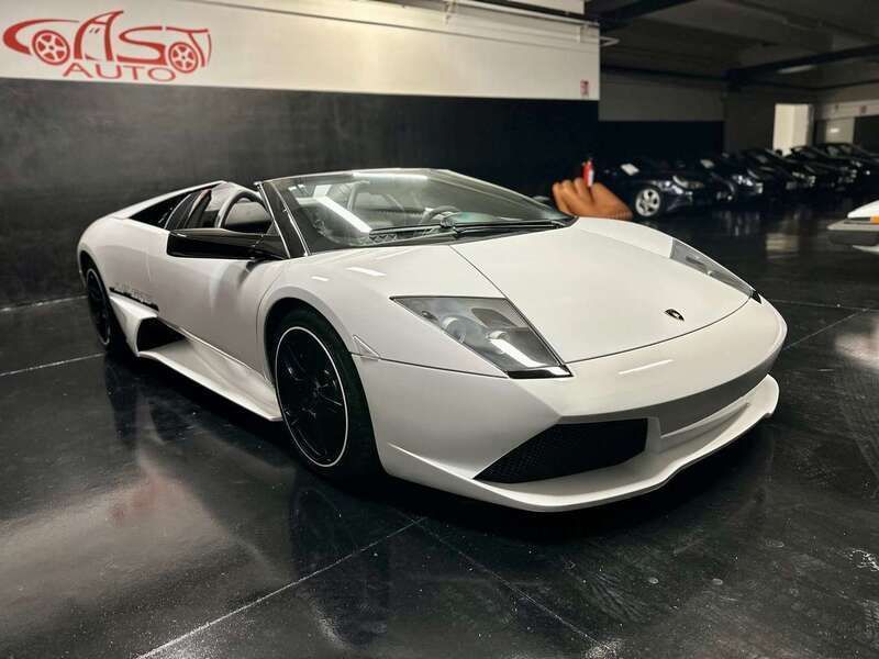 Usata Lamborghini Murciélago 640 CV (470 kW) 2008 Bianco Cabrio