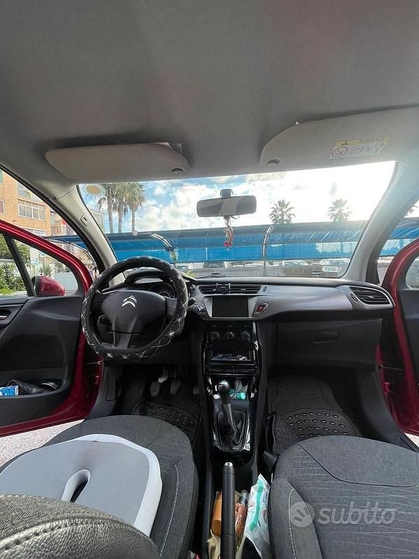 Usata Citroën C3 Feel 75 CV (55 kW) 2016 Rosso Berlina