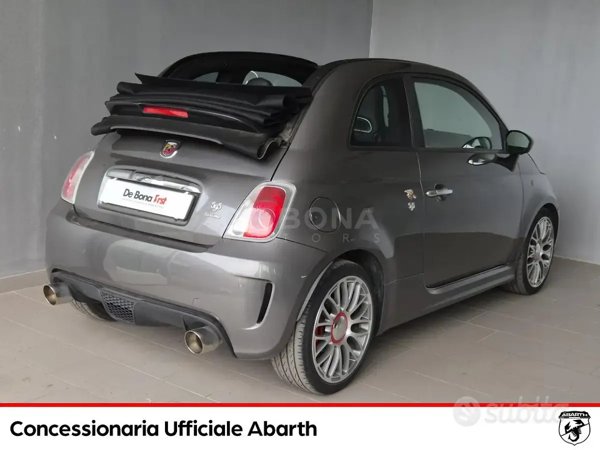 Usata Abarth 595C Competizione 160 CV (117 kW) 2014 Grigio Cabrio