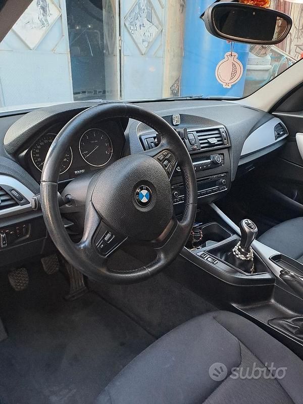 Usata BMW 116 Efficient Dynamics 2014 Bianco Utilitaria