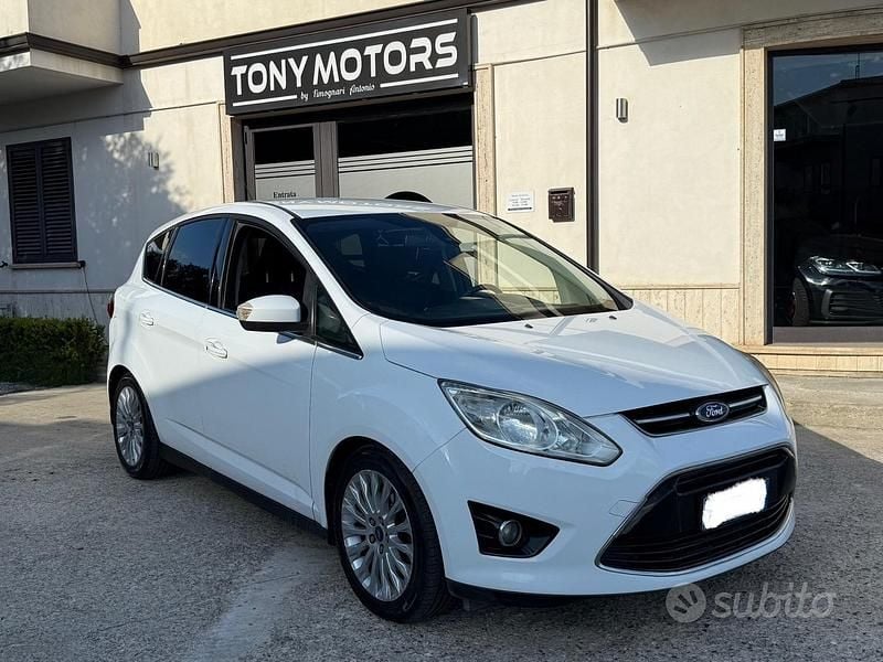 Usata Ford C-MAX Titanium 115 CV (84 kW) 2012 Bianco Monovolume