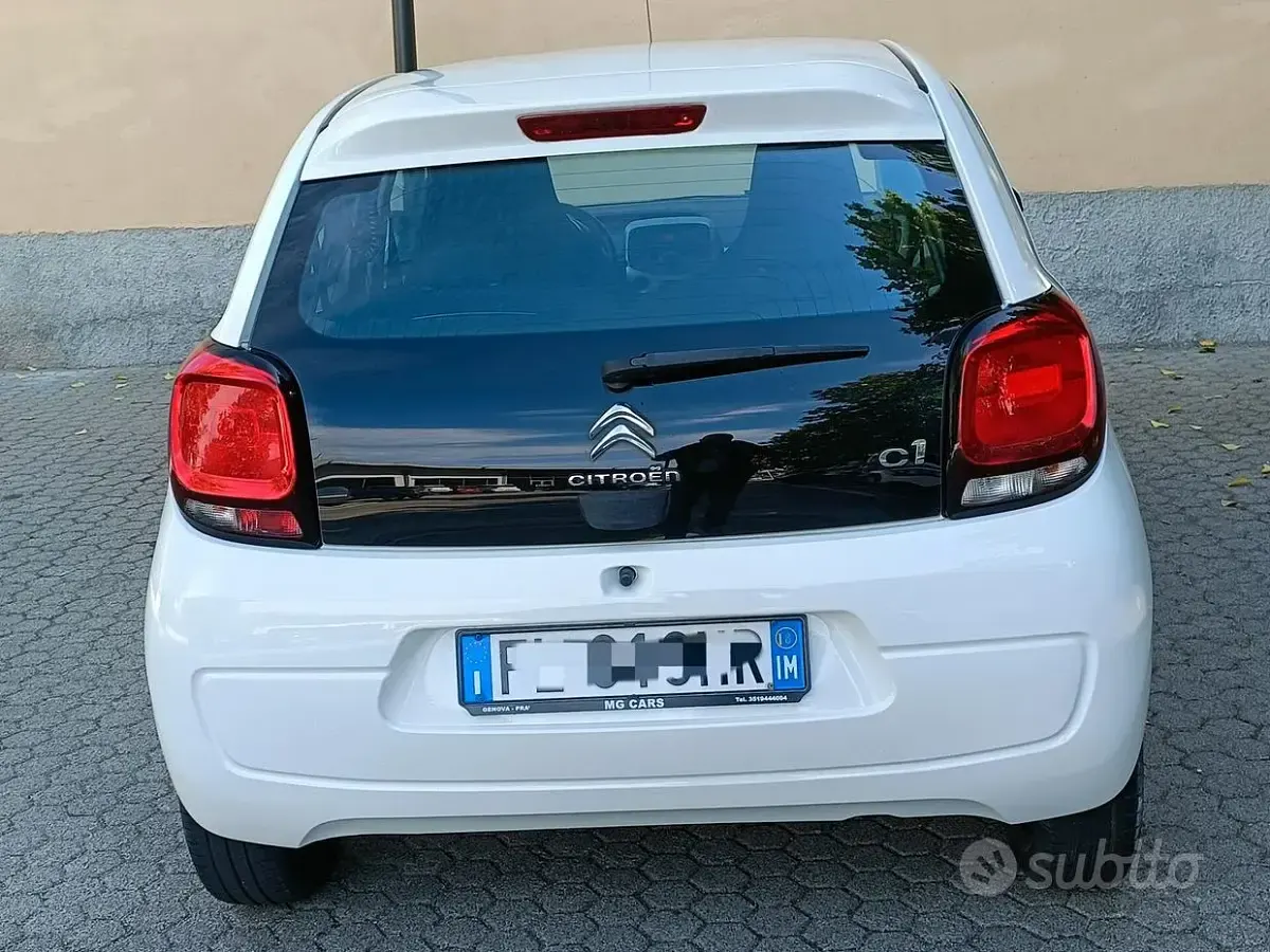 Usata Citroën C1 Shine 72 CV (52 kW) 2019 Bianco Utilitaria