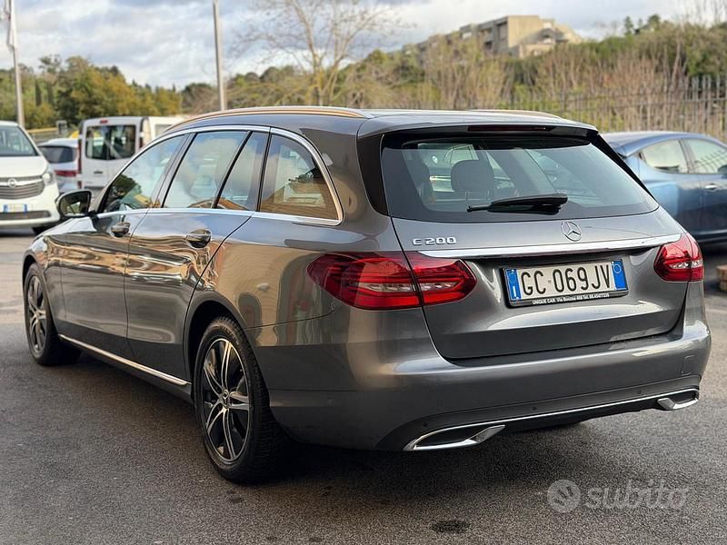 Usata Mercedes C200 184 CV (135 kW) 2020 Grigio Station wagon