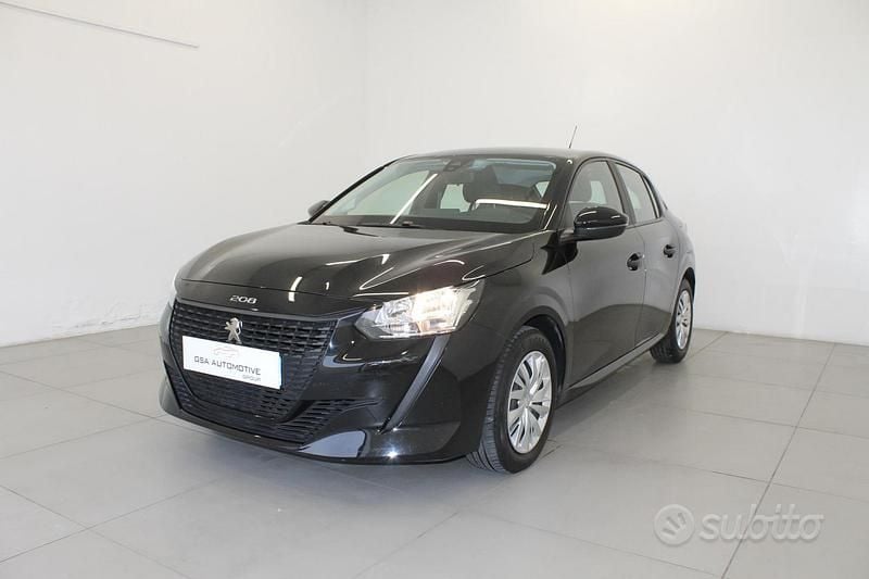 Usata Peugeot 208 Active 75 CV (55 kW) 2021 Nero Utilitaria