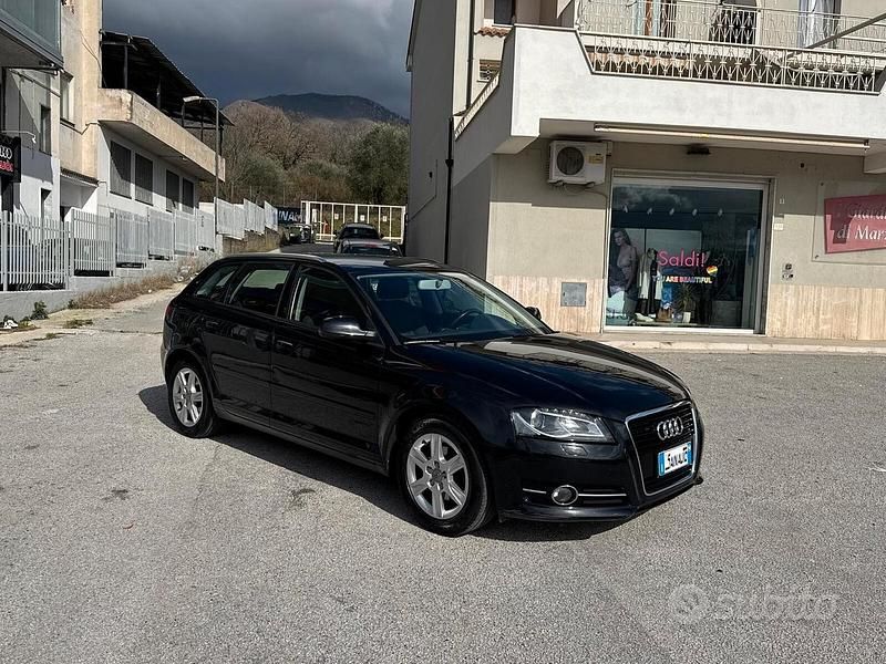 Usata Audi A3 Ambition 90 CV (66 kW) 2011 Nero Utilitaria