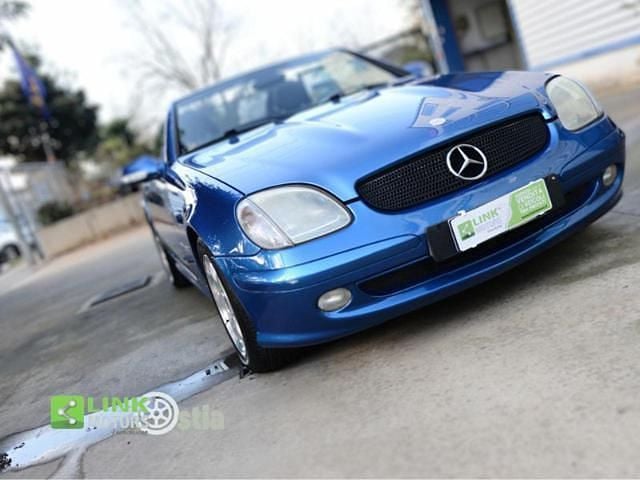 Usata Mercedes SLK200 163 CV (119 kW) 2000 Capri blue metallic Cabrio