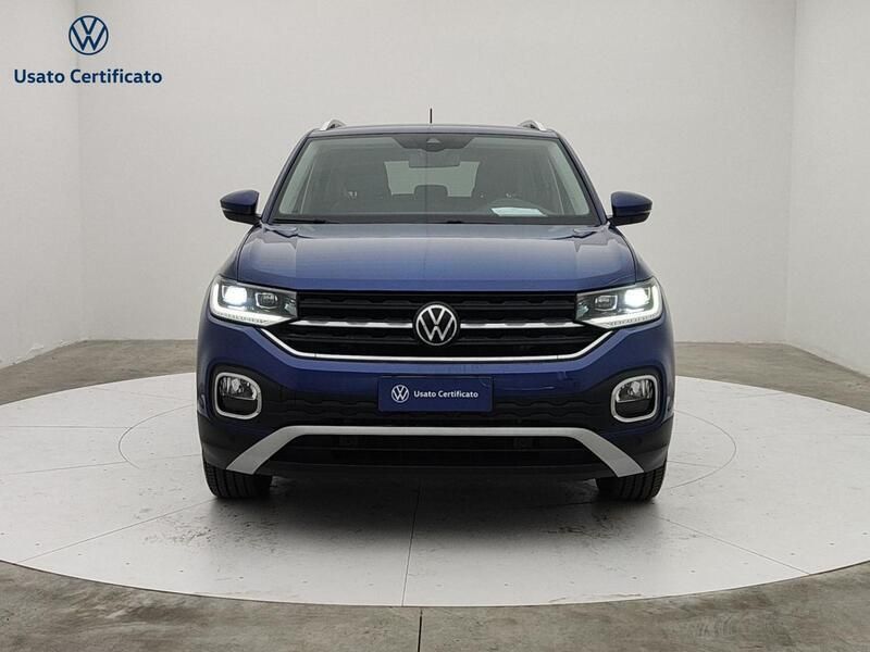 Usata VW T-Cross Advance 110 CV (80 kW) 2021 Blu SUV