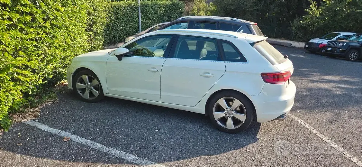 Usata Audi A3 150 CV (110 kW) 2014 Bianco Berlina