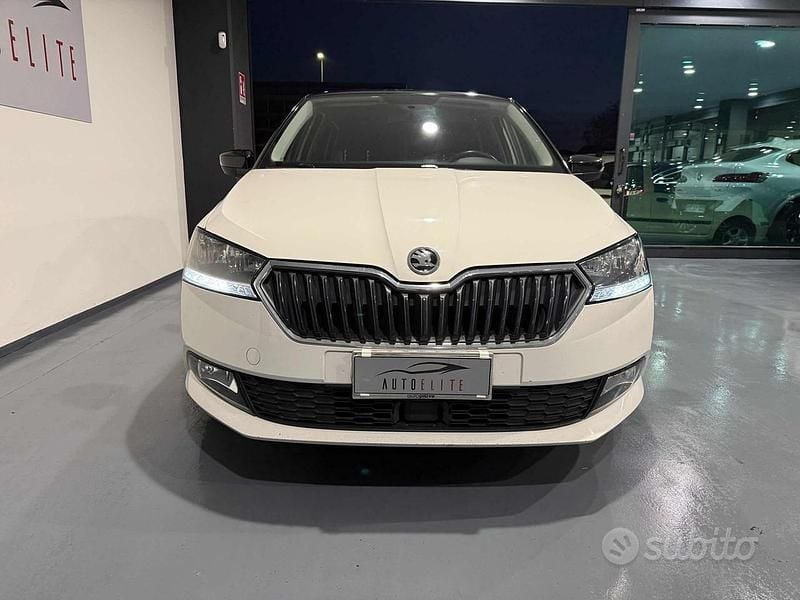 Usata Skoda Fabia 75 CV (55 kW) 2019 Bianco Berlina