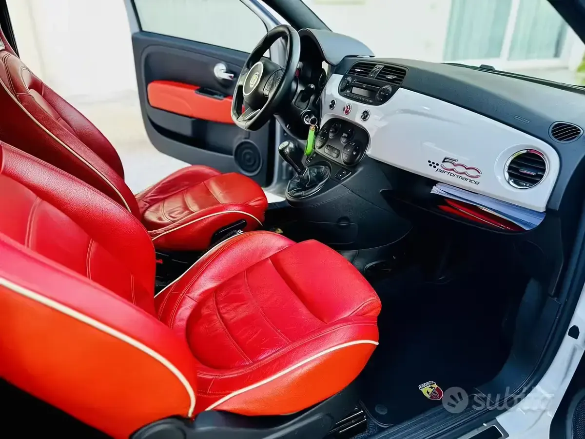 Usata Fiat 500 Abarth 135 CV (99 kW) 2010 Grigio Berlina