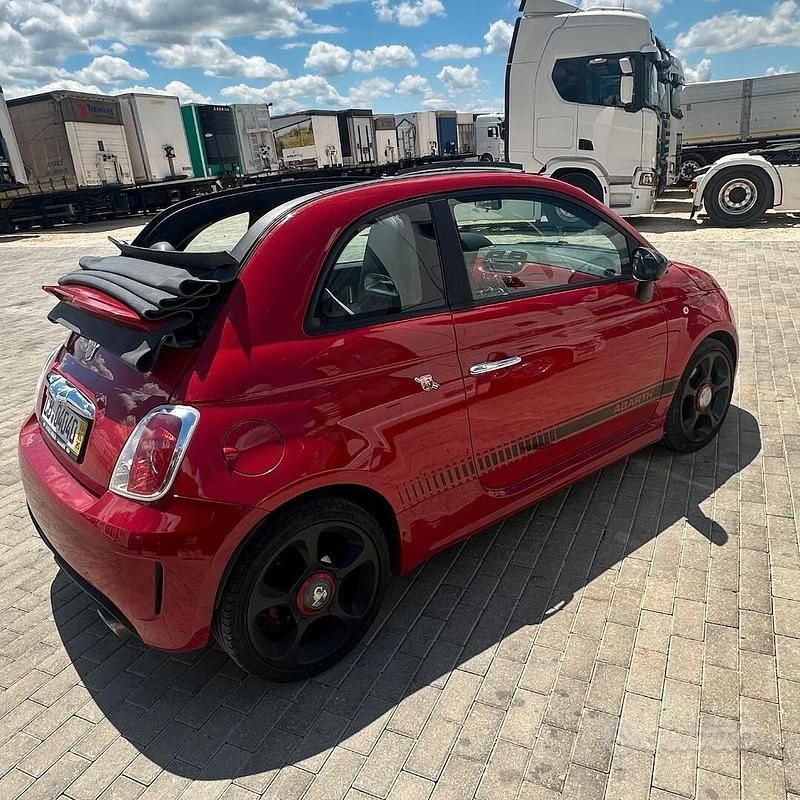 Usata Abarth 500C 2011 Rosso Cabrio