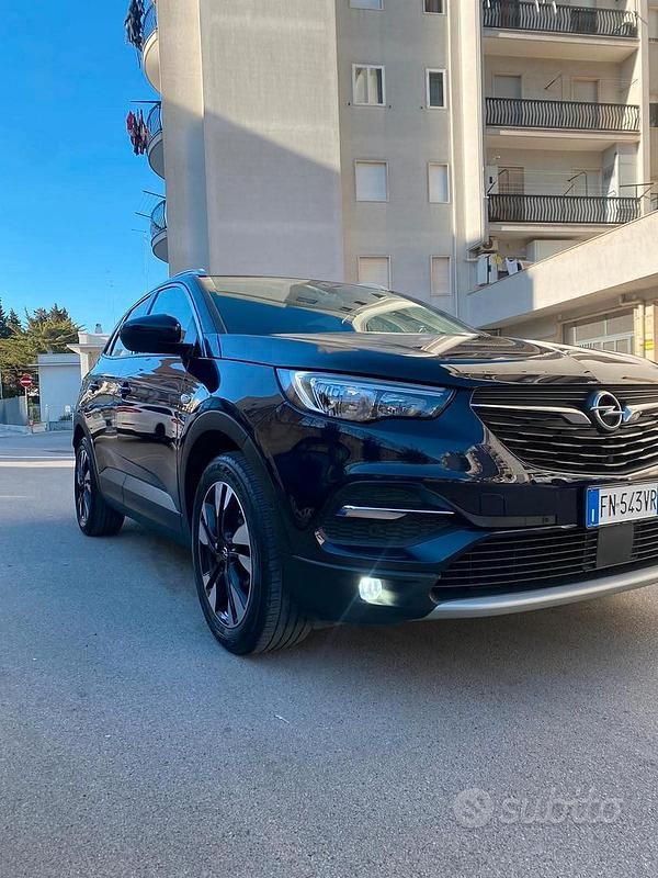 Usata Opel Grandland X 120 CV (88 kW) 2018 Blu SUV