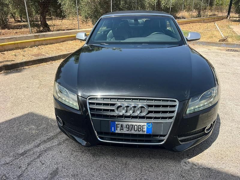 Usata Audi A5 Cabriolet 143 CV (105 kW) 2011 Nero Cabrio