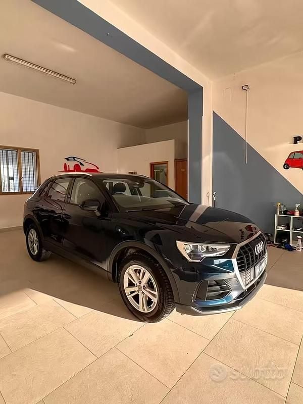 Usata Audi Q3 Advanced 150 CV (110 kW) 2020 Blu SUV