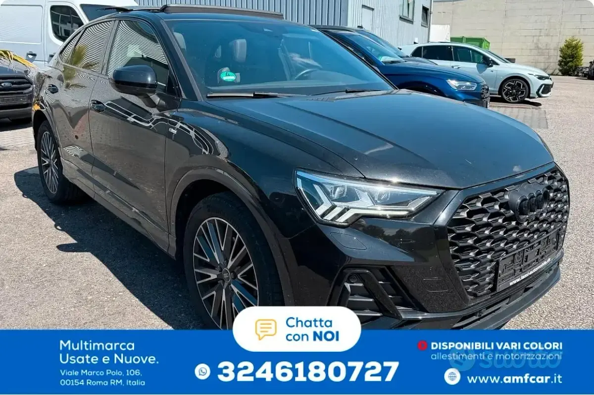 Usata Audi Q3 Sportback S-Line 150 CV (110 kW) 2023 Nero SUV