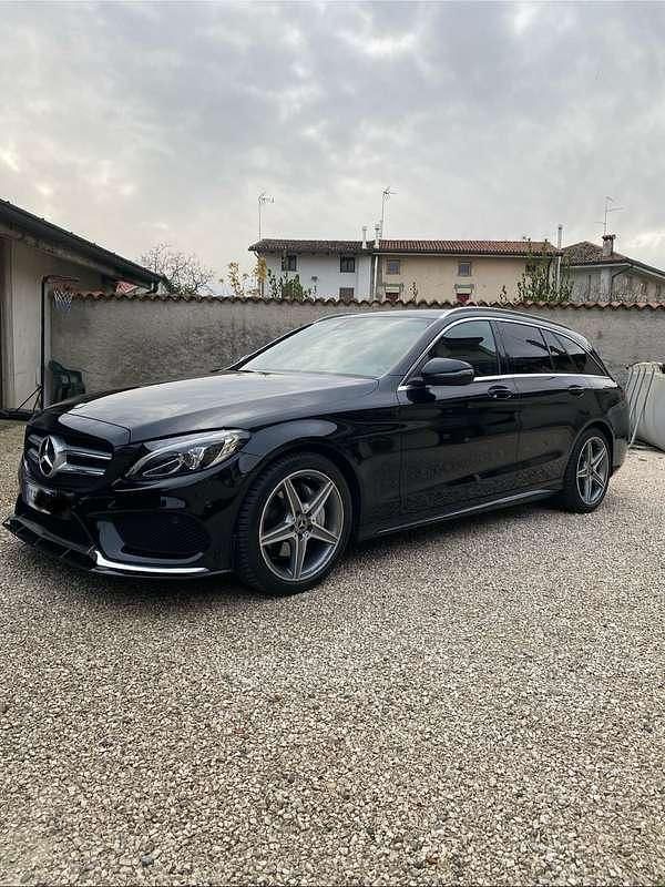 Usata Mercedes C220 Premium 170 CV (125 kW) 2017 Nero Station wagon