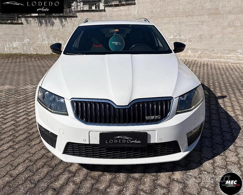 Usata Skoda Octavia RS 183 CV (134 kW) 2013 Bianco Station wagon
