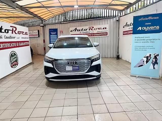 Usata Audi Q4 e-tron Advanced 125 kW (170 CV) 2022 Bianco SUV