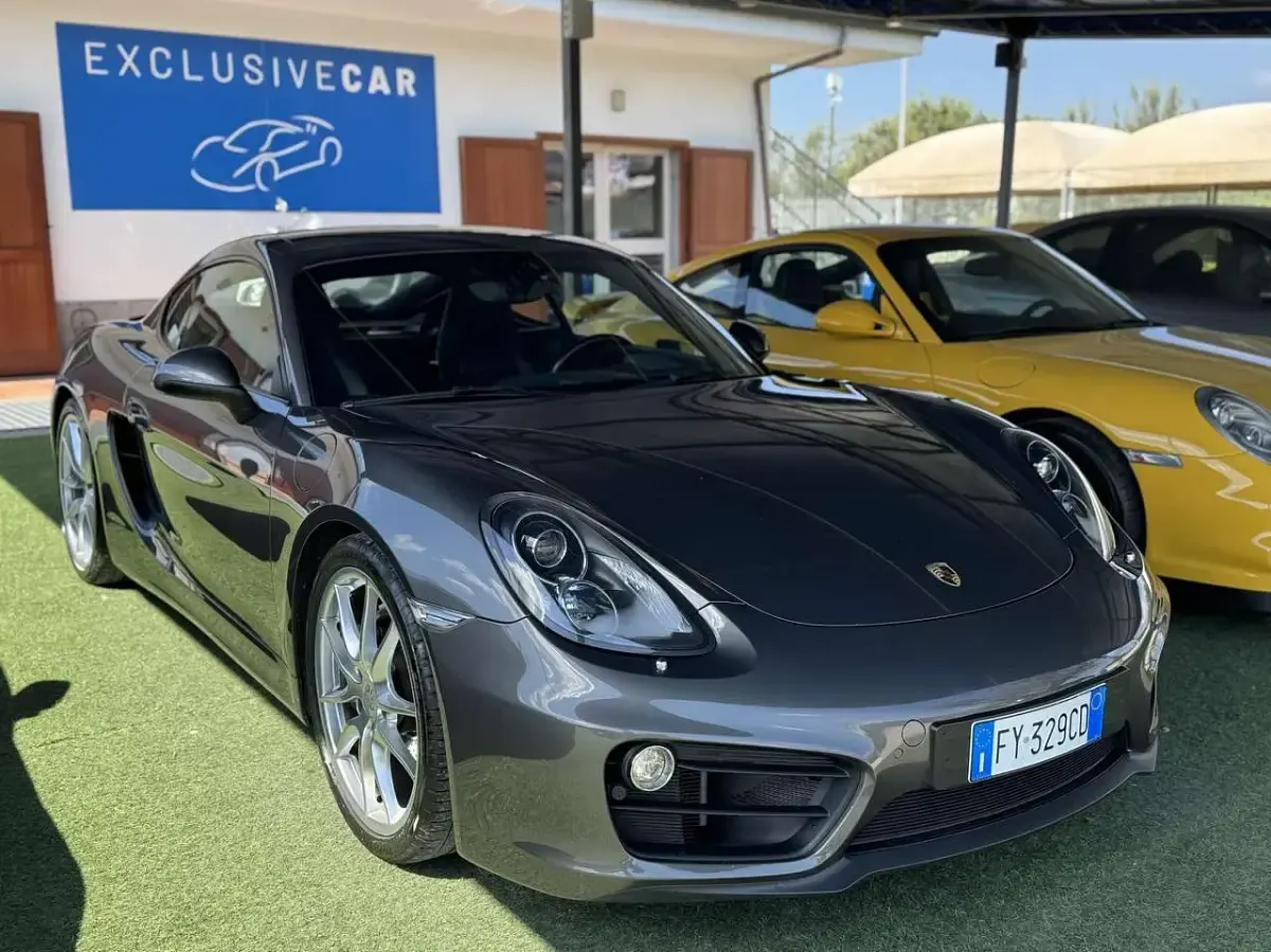 Usata Porsche Cayman 275 CV (202 kW) 2015 Grigio Coupé