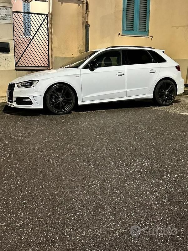 Usata Audi A3 S-Line 2013 Bianco Berlina