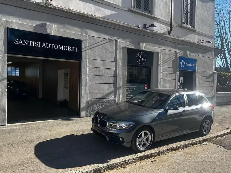 Usata BMW 118 Advantage 136 CV (100 kW) 2018 Grigio Utilitaria