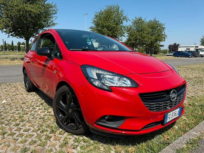 Usata Opel Corsa 90 CV (66 kW) 2016 Rosso Utilitaria