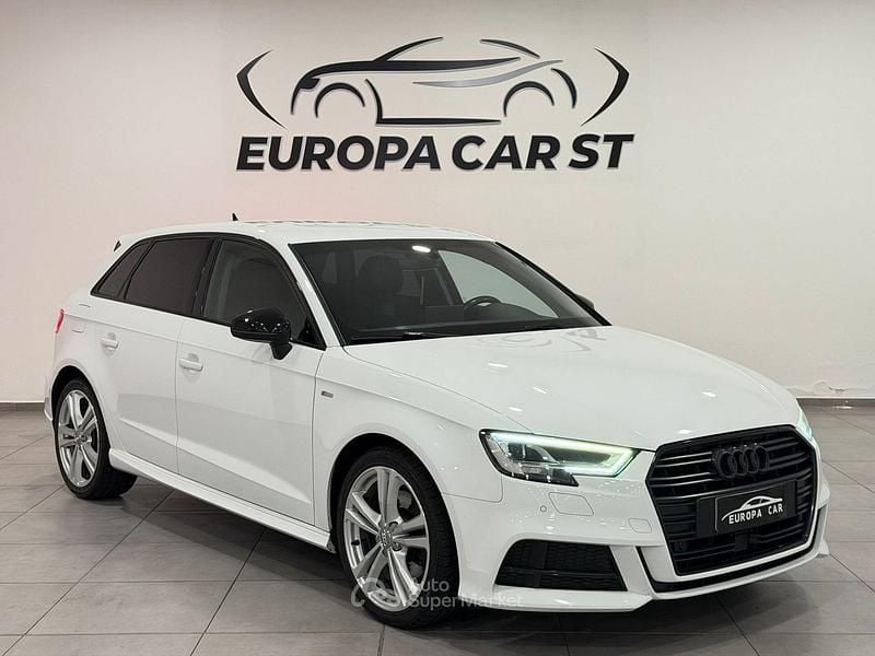 Usata Audi A3 S-Line 150 CV (110 kW) 2020 Bianco Berlina