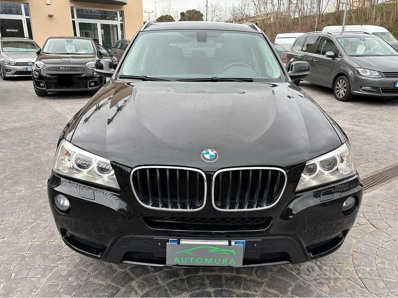Usata BMW X3 Efficient Dynamics 150 CV (110 kW) 2014 Nero SUV