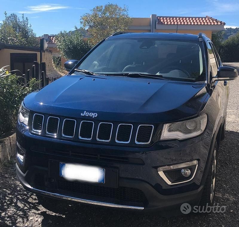 Usata Jeep Compass Limited 140 CV (102 kW) 2018 Blu SUV