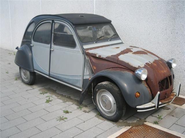 citroen 2cv usata da restaurare